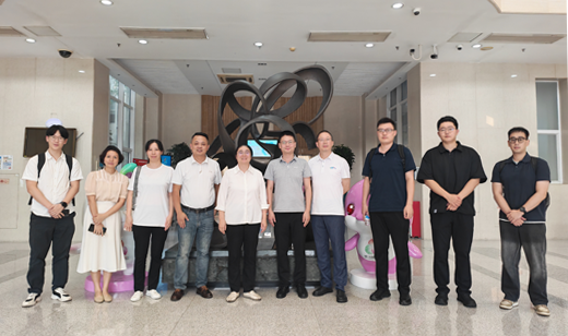 重庆中医药学院附属璧山医院党委书记一行莅临广电五舟调研座谈